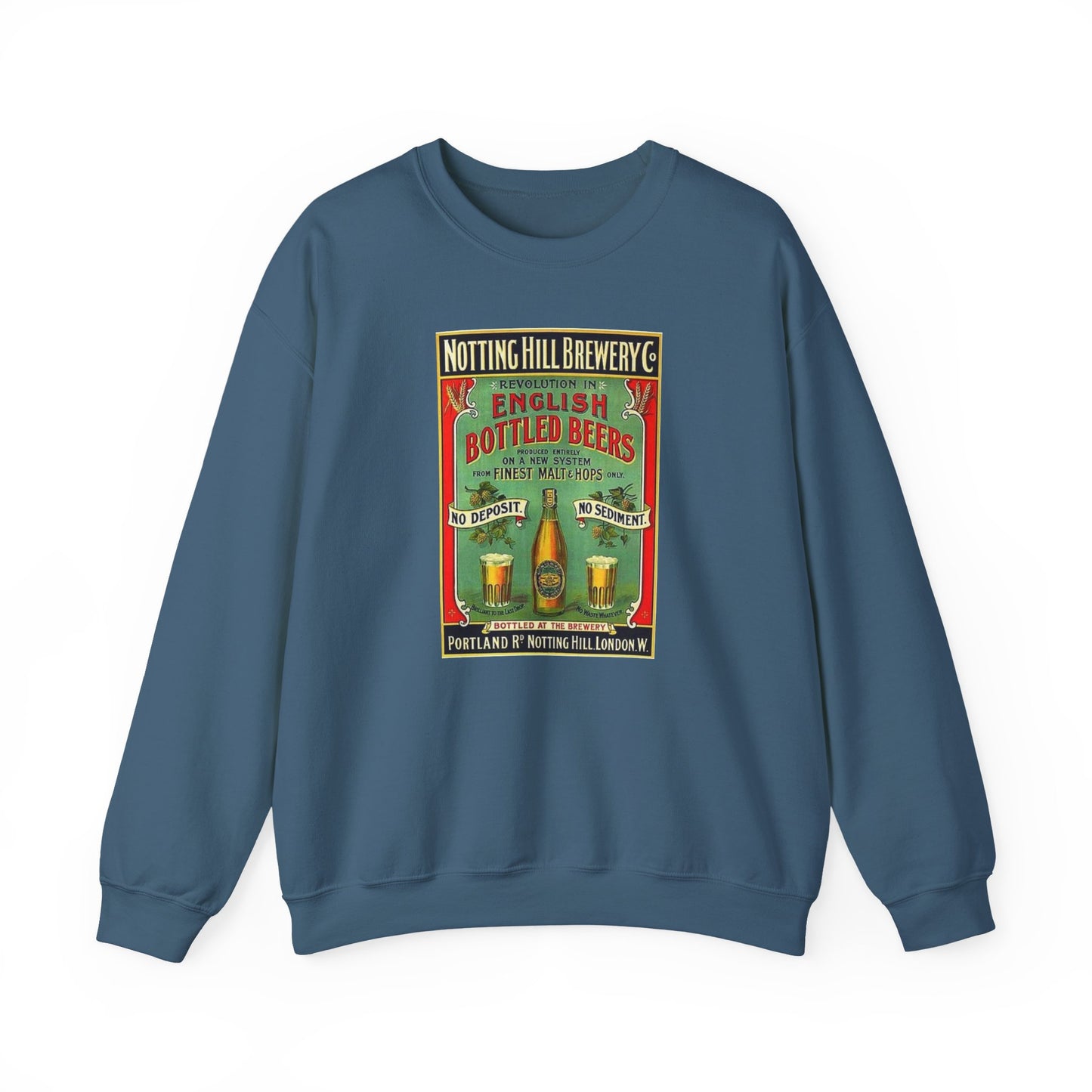 Retro Notting Hill Brewery  Crewneck Sweatshirt !