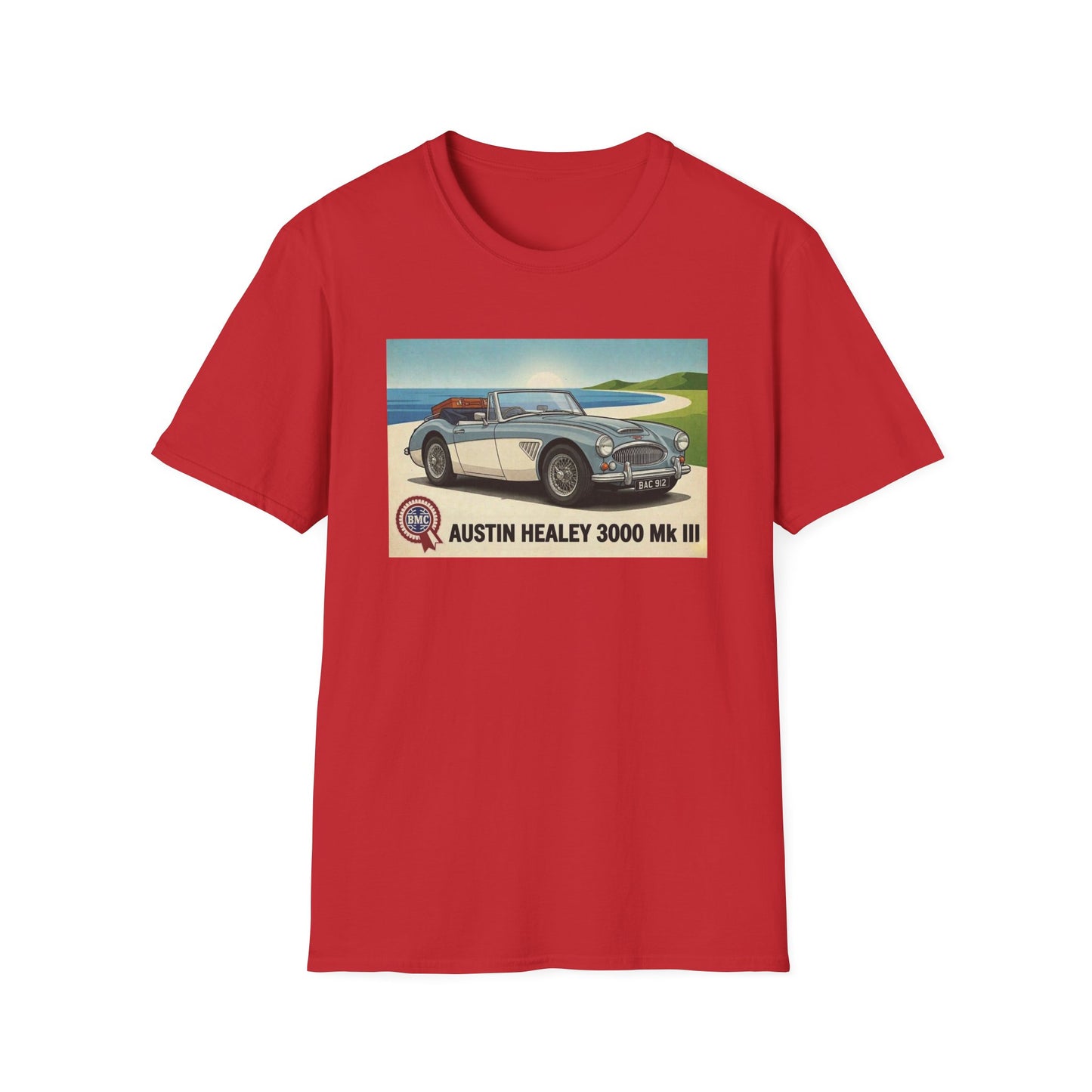 Austin Healey 3000 MkIII Classic Car T-Shirt — Vintage  Sports Car Tee