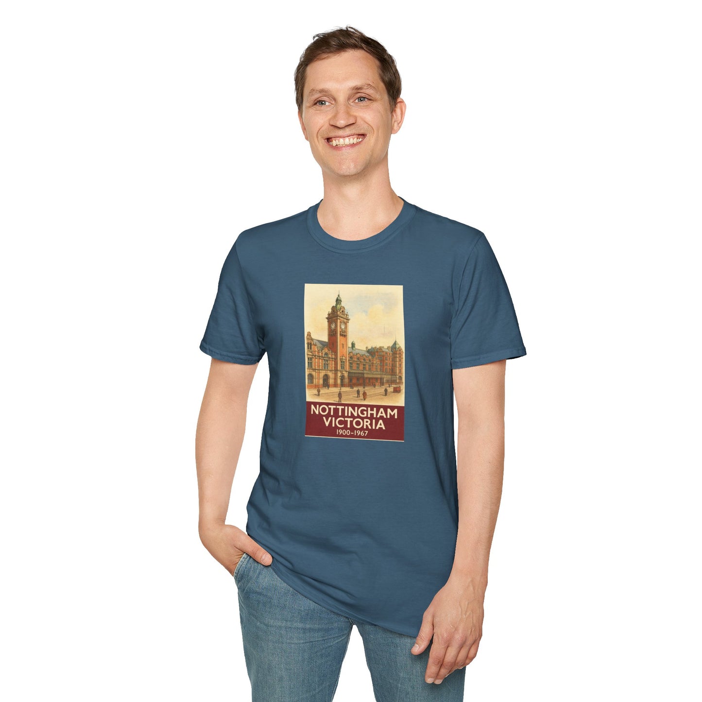 Nottingham Victoria Station retro T-Shirt