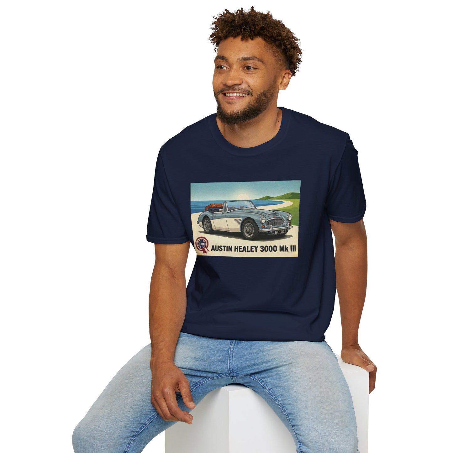 Austin Healey 3000 MkIII Classic Car T-Shirt — Vintage  Sports Car Tee