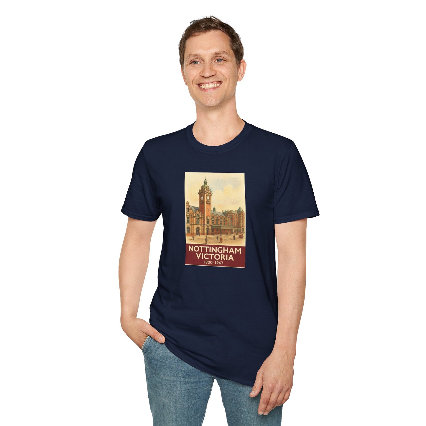 Nottingham Victoria Station retro T-Shirt
