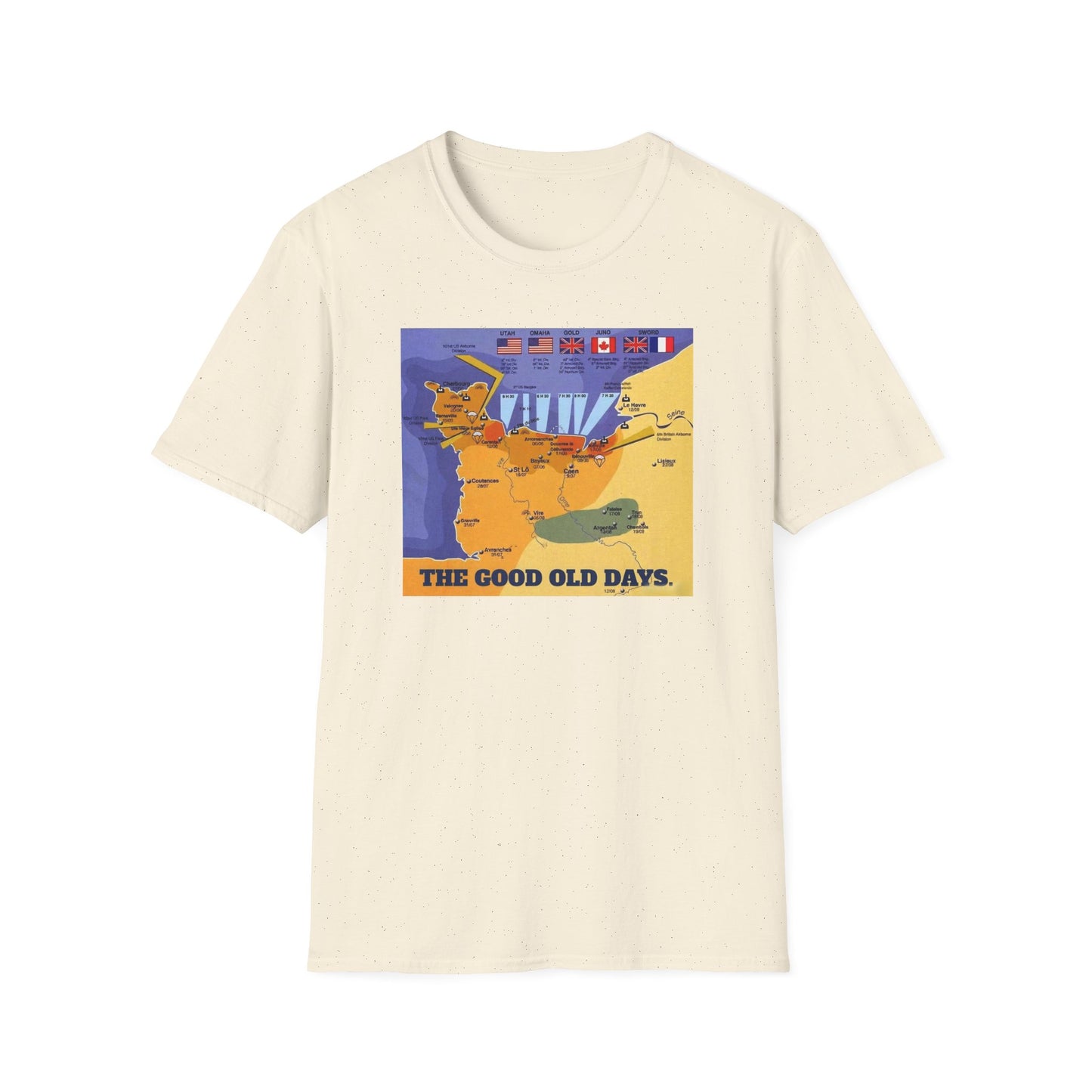 D Day , Normandy , 6th June 1944 . You've all seen the films , now buy the t shirt !