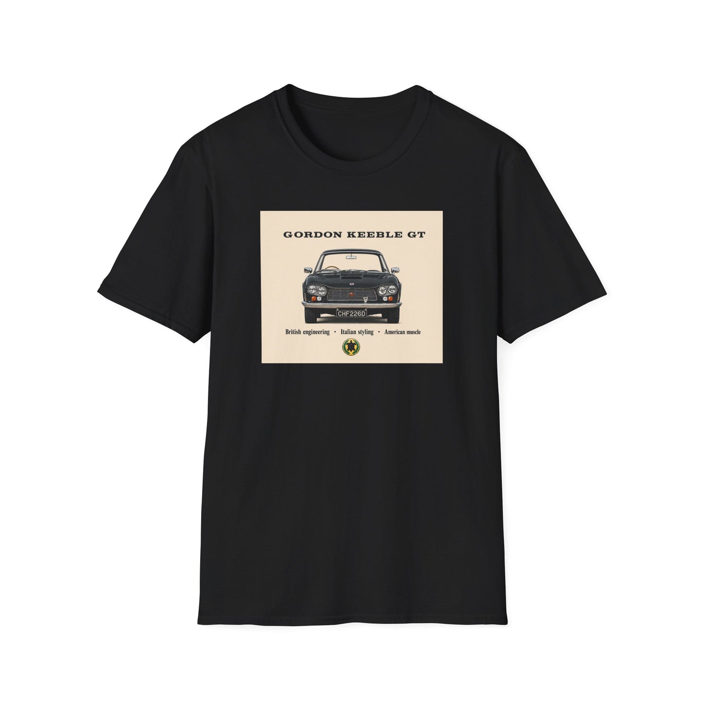 Gordon Keeble GT Classic Sports Car Unisex Softstyle T-Shirt