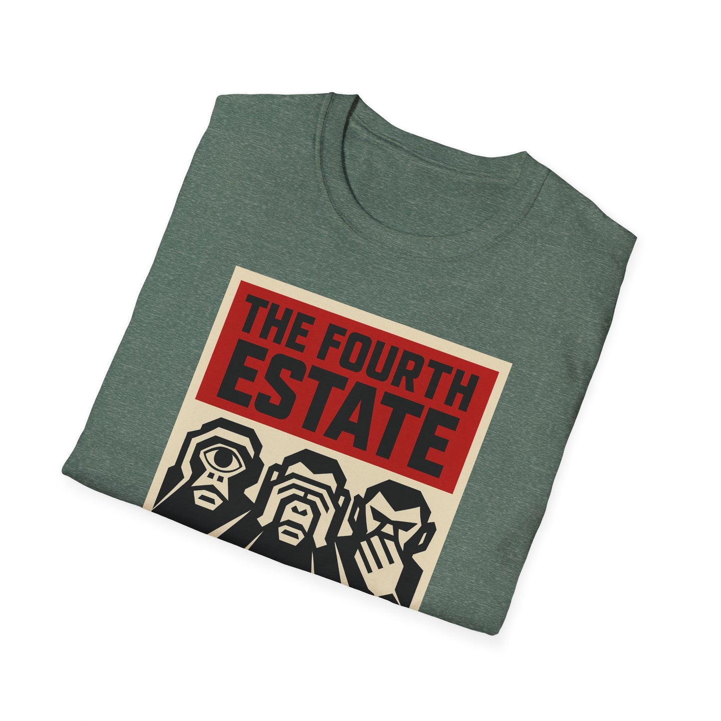 The Fourth Estate Graphic T-Shirt - See No Evil, Hear No Evil, Speak No Evil