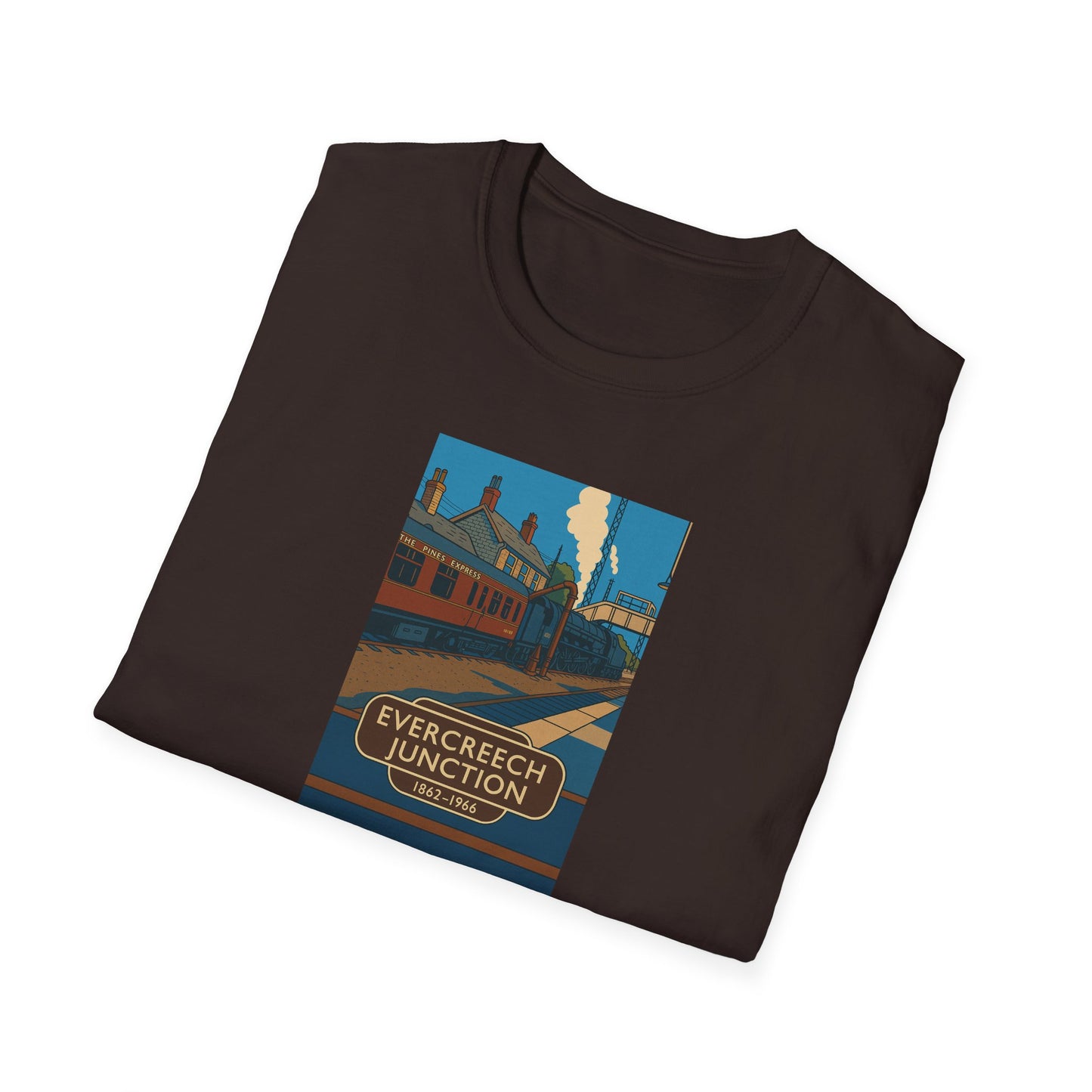 Somerset & Dorset Railway Pines Express T-Shirt — Evercreech Junction Heritage Tee