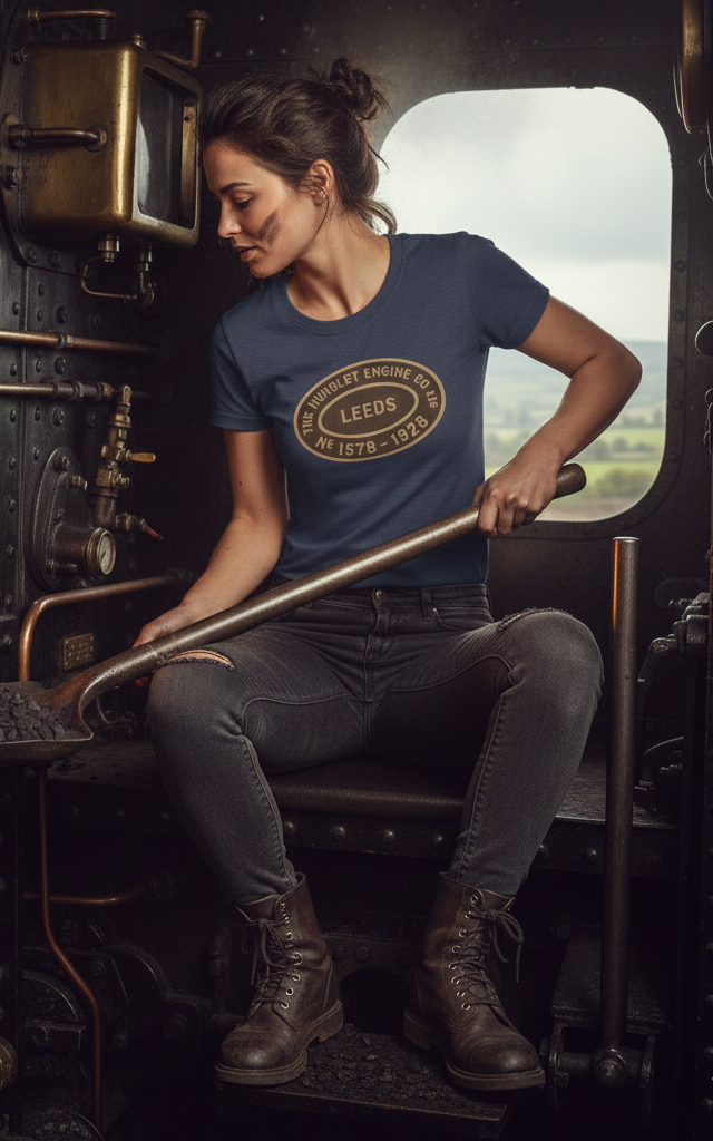Leeds Hunslet Engine Co. Vintage Logo T-Shirt
