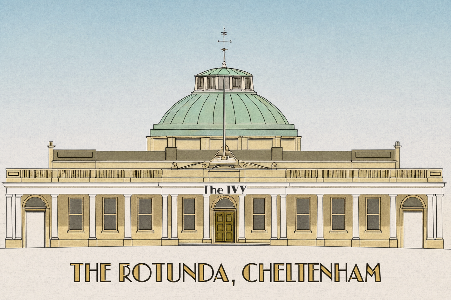 Cheltenham Rotunda Mug — 11oz Historic Landmark Coffee Cup