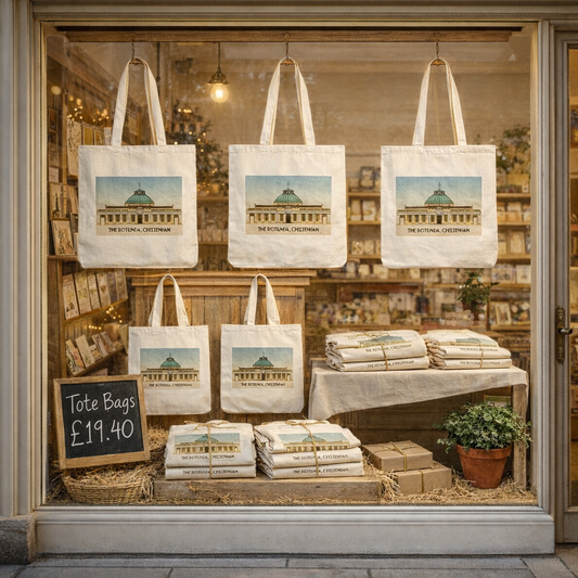 The Rotunda  Cheltenham  Vintage  Cotton Tote Bag