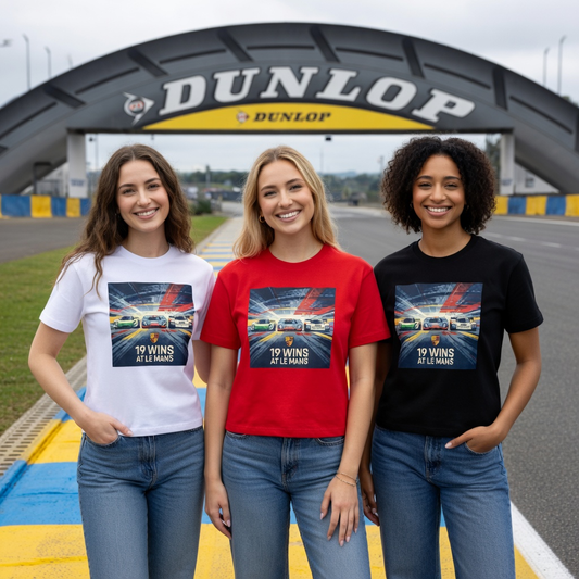 Porsche 19 Le Mans Wins T-Shirt — Commemorative Racing Tee