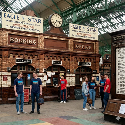Blackpool Central Railway nostalgia T shirt