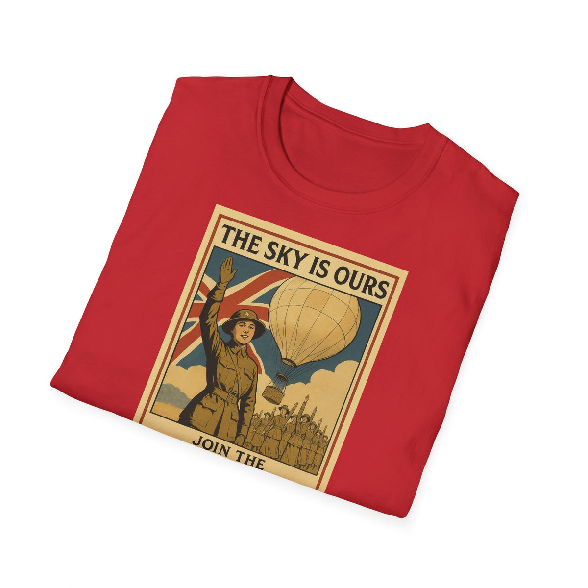Women's Auxiliary Balloon Corps T-Shirt — Blackadder Goes Forth Comedy Gift