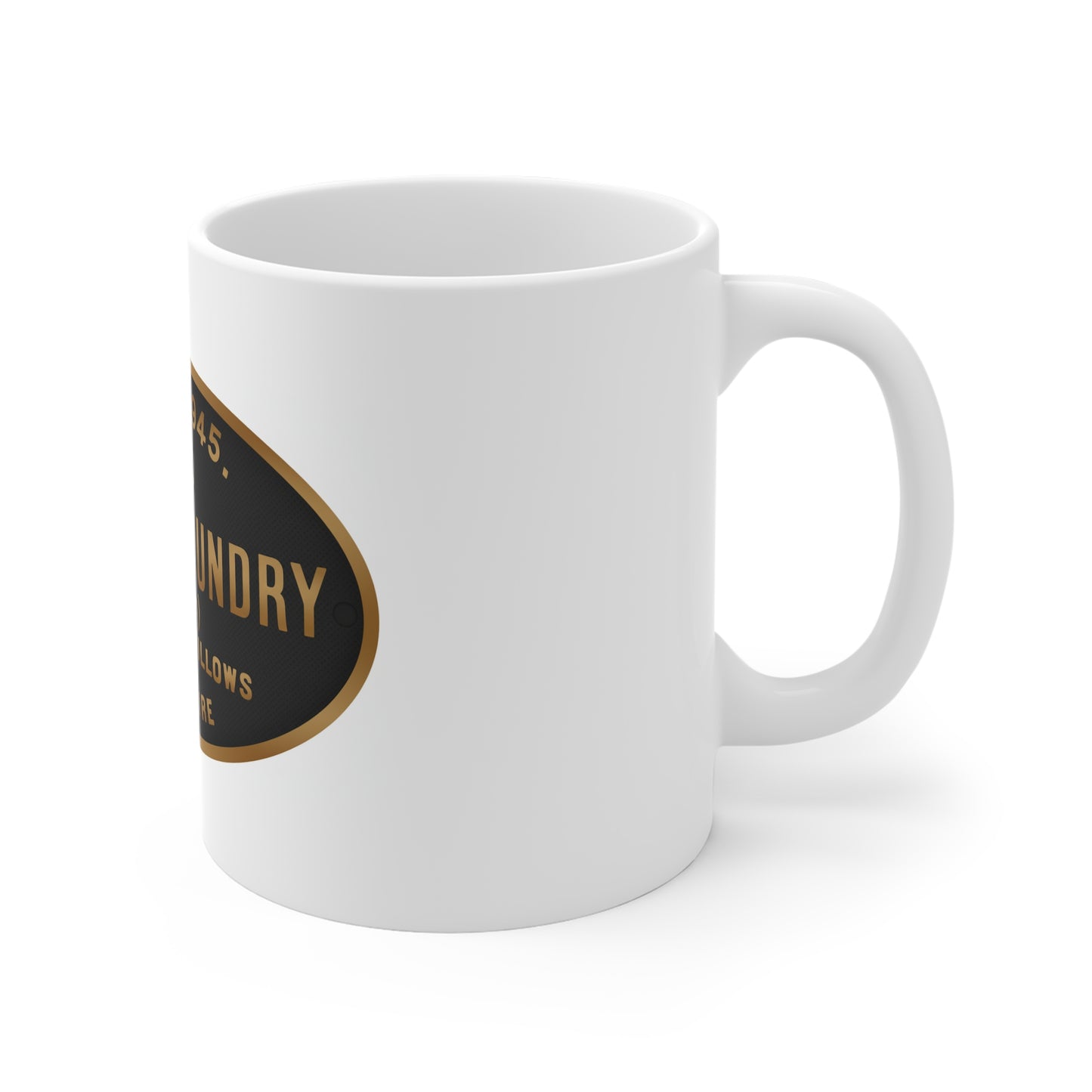 'Vulcan Foundry' 11oz White Mug —