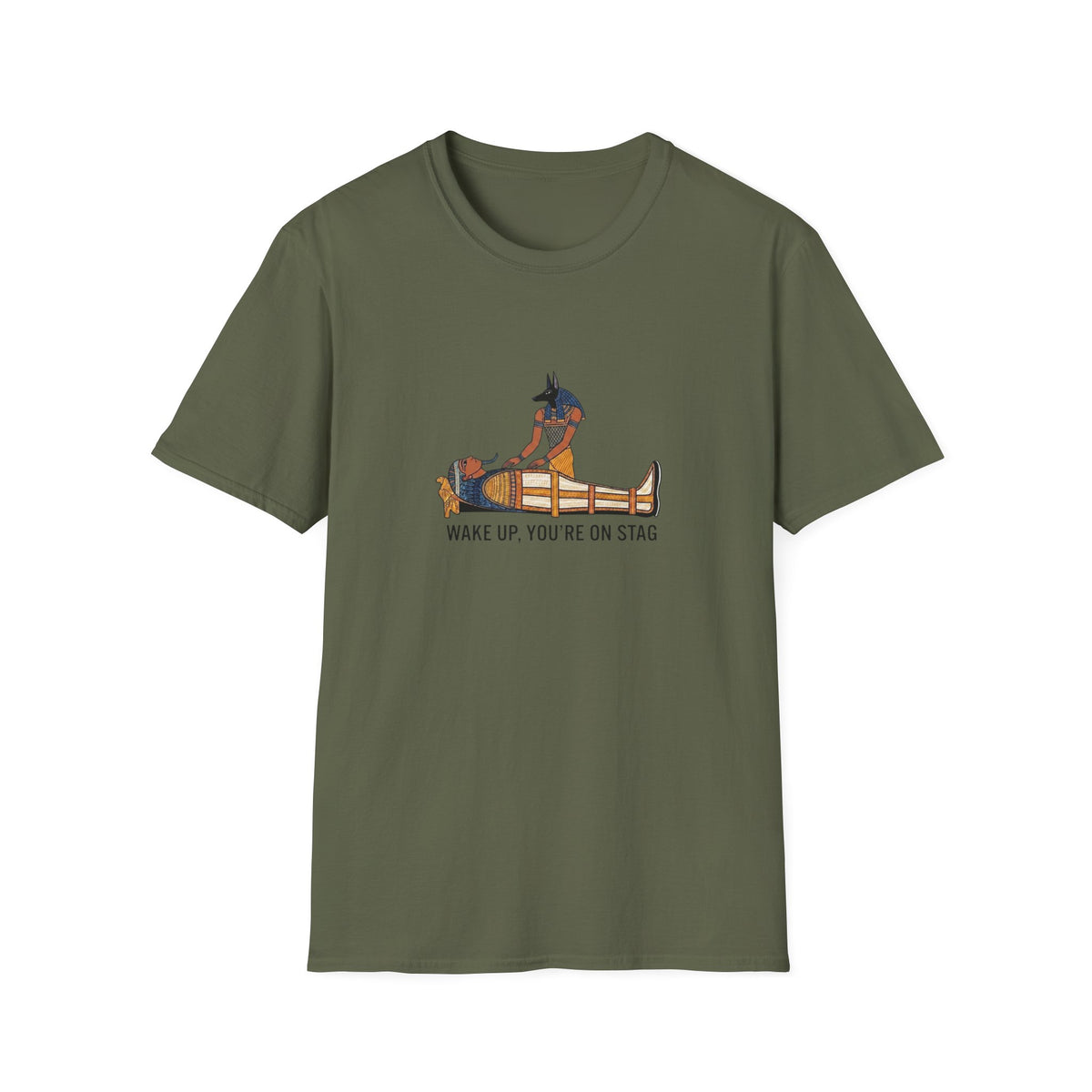 Wake up , you're on stag !  humorous Army t shirt