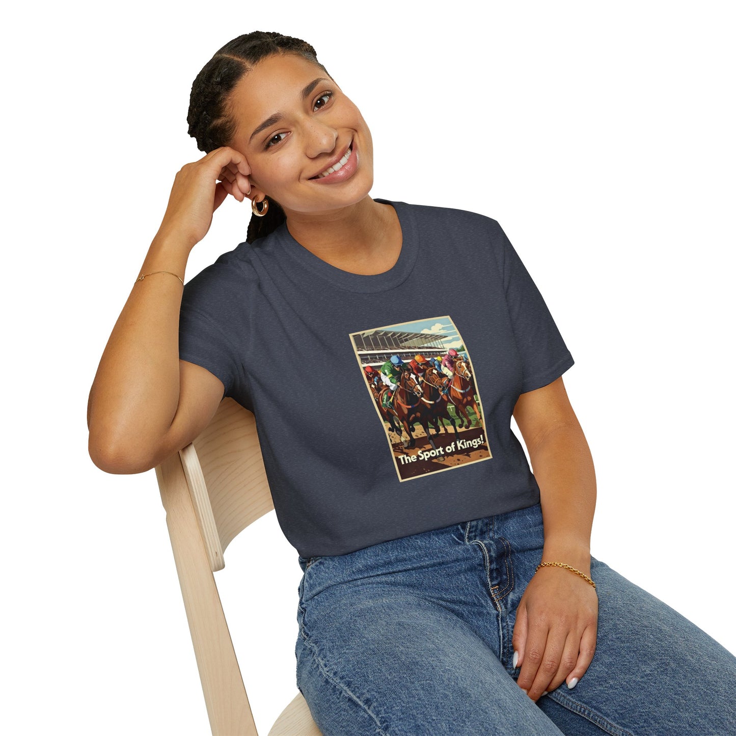 Horse Racing T-Shirt – "The Sport of Kings" Vintage Jockey Graphic