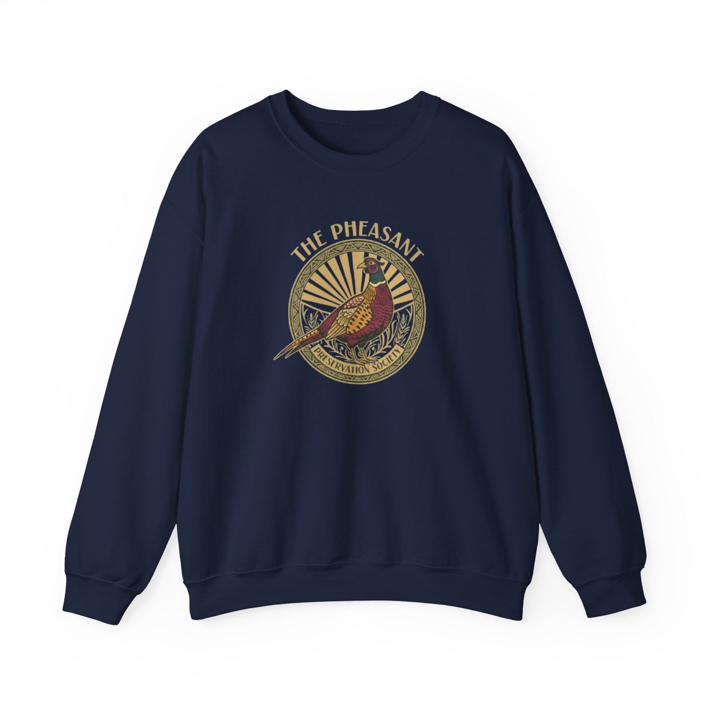 Vintage Pheasant Crewneck Sweatshirt for Fieldsport enthusiasts