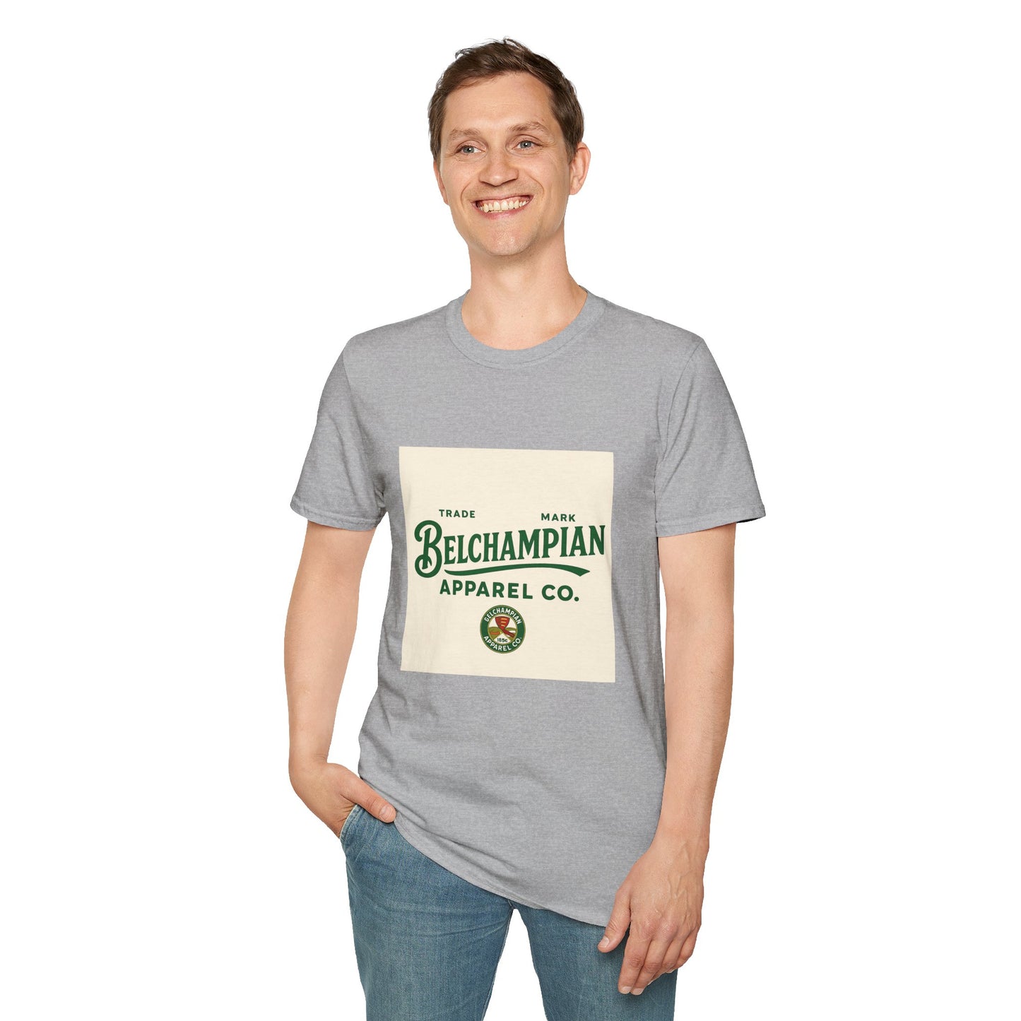 Our own brand , Vintage-Inspired Belchampian Unisex T-Shirt, Casual Tee, Gift for Him/Her, Retro Fashion, Comfortable Everyday Wear