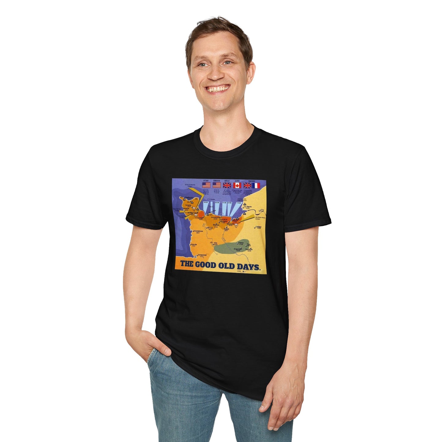 D Day , Normandy , 6th June 1944 . You've all seen the films , now buy the t shirt !