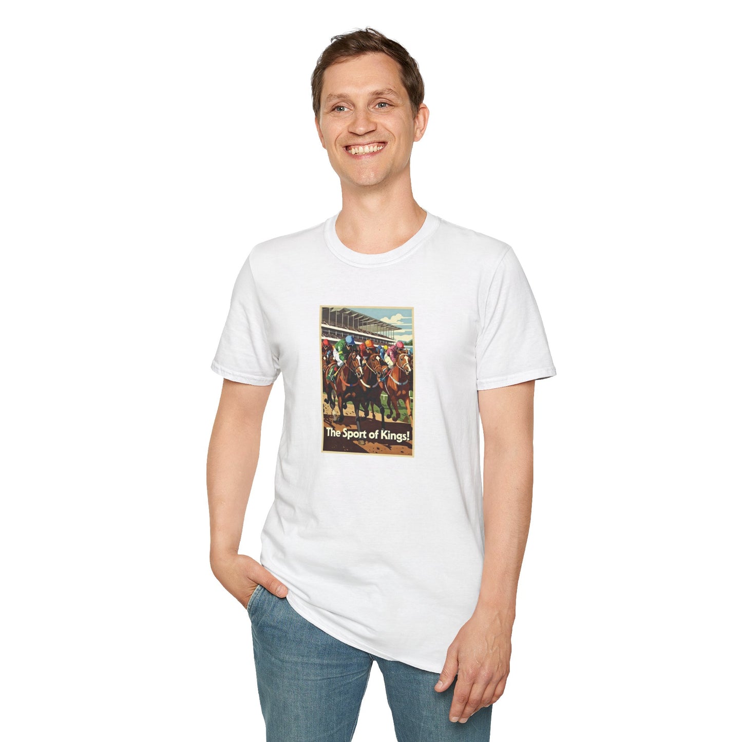 Horse Racing T-Shirt – "The Sport of Kings" Vintage Jockey Graphic