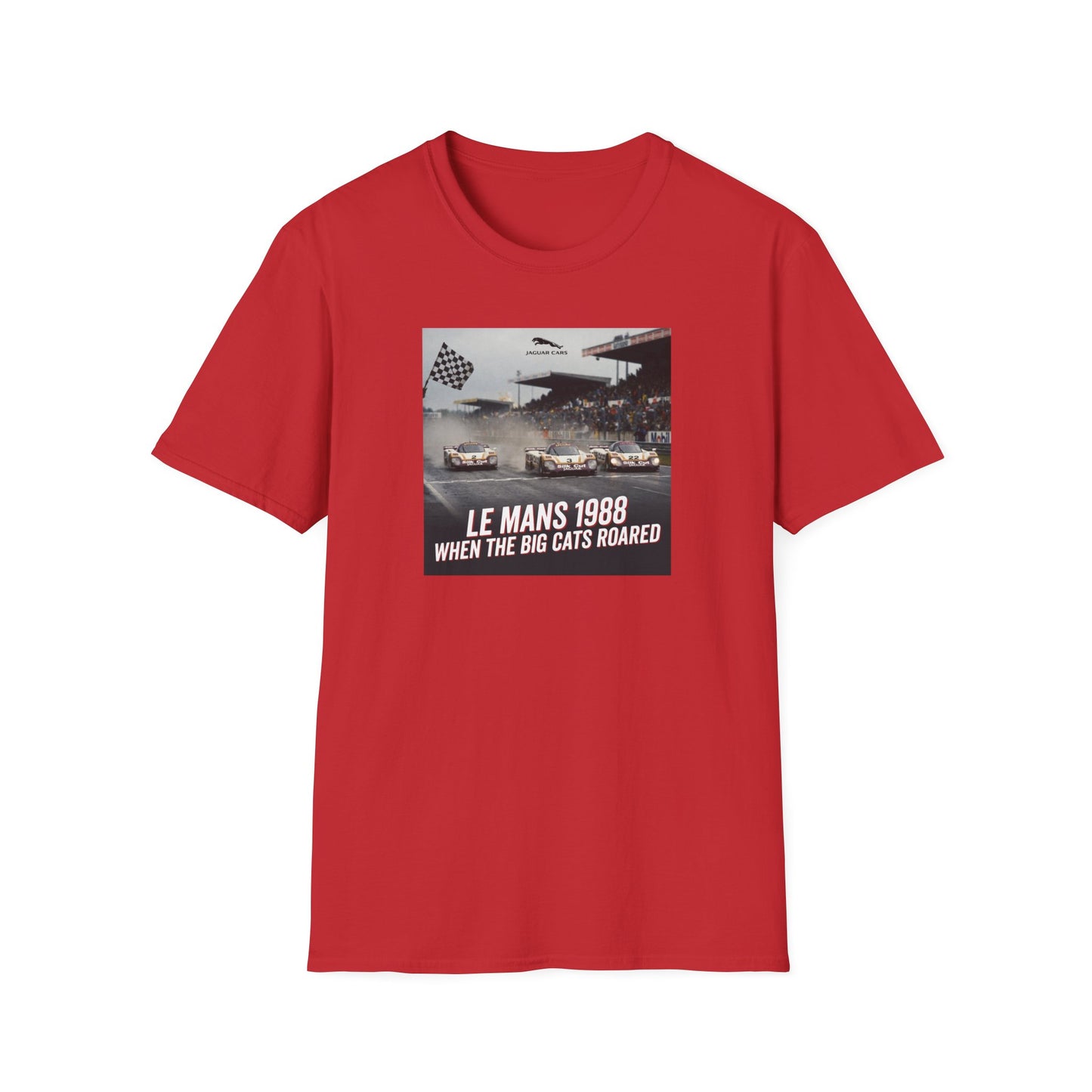 Le Mans 1988 Racing T-Shirt — "When The Big Cats Roared" Vintage Jaguar Motorsport Tee