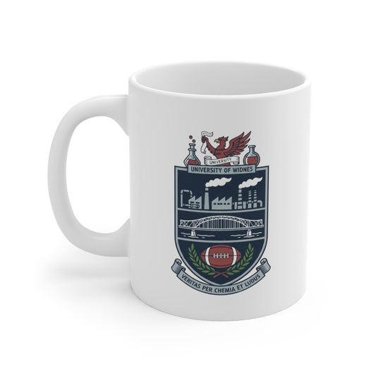 University of Widnes 11oz White Mug