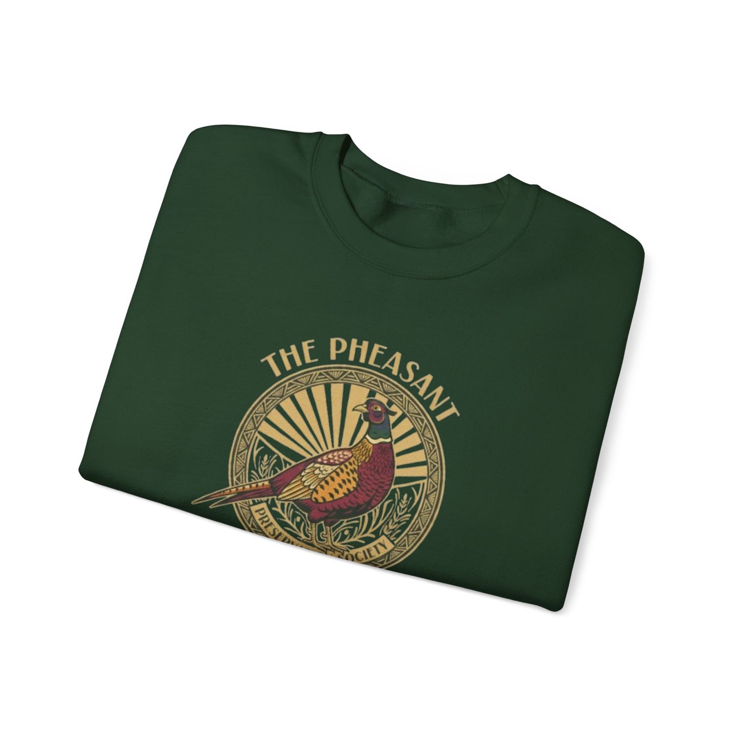 Vintage Pheasant Crewneck Sweatshirt for Fieldsport enthusiasts
