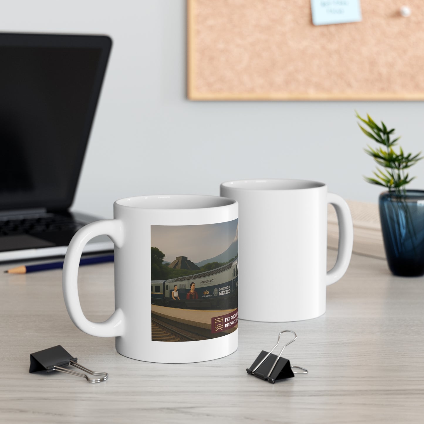 Interoceanic Railway Mexico Train Mug featuring the HS125 ! 11oz Coffee Cup