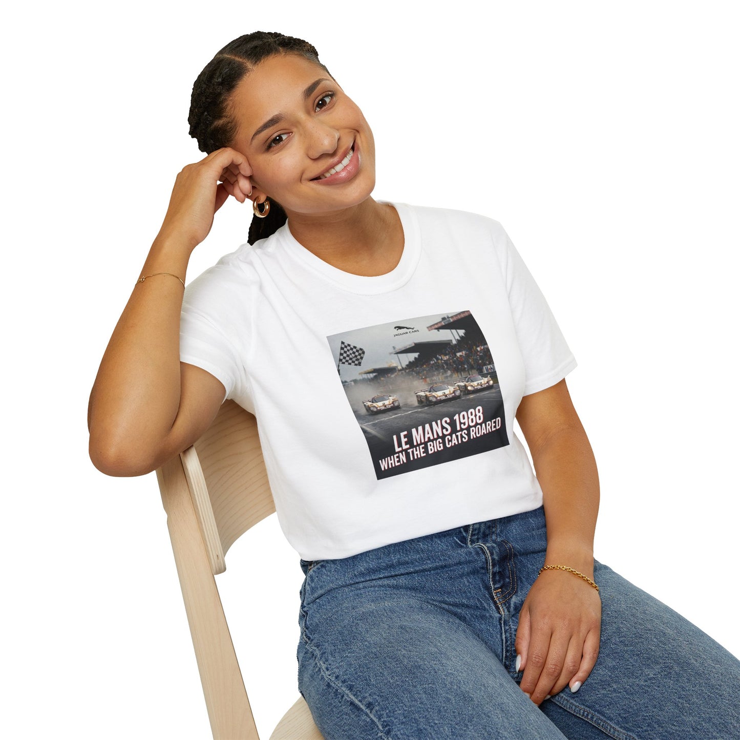 Le Mans 1988 Racing T-Shirt — "When The Big Cats Roared" Vintage Jaguar Motorsport Tee
