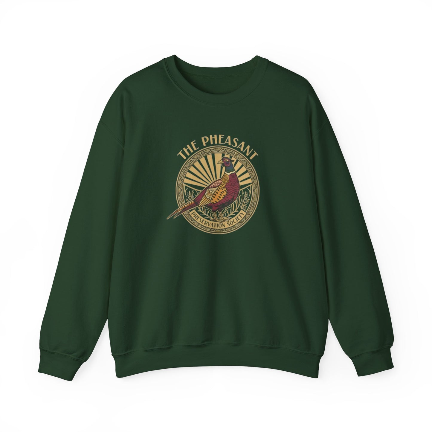 Vintage Pheasant Crewneck Sweatshirt for Fieldsport enthusiasts