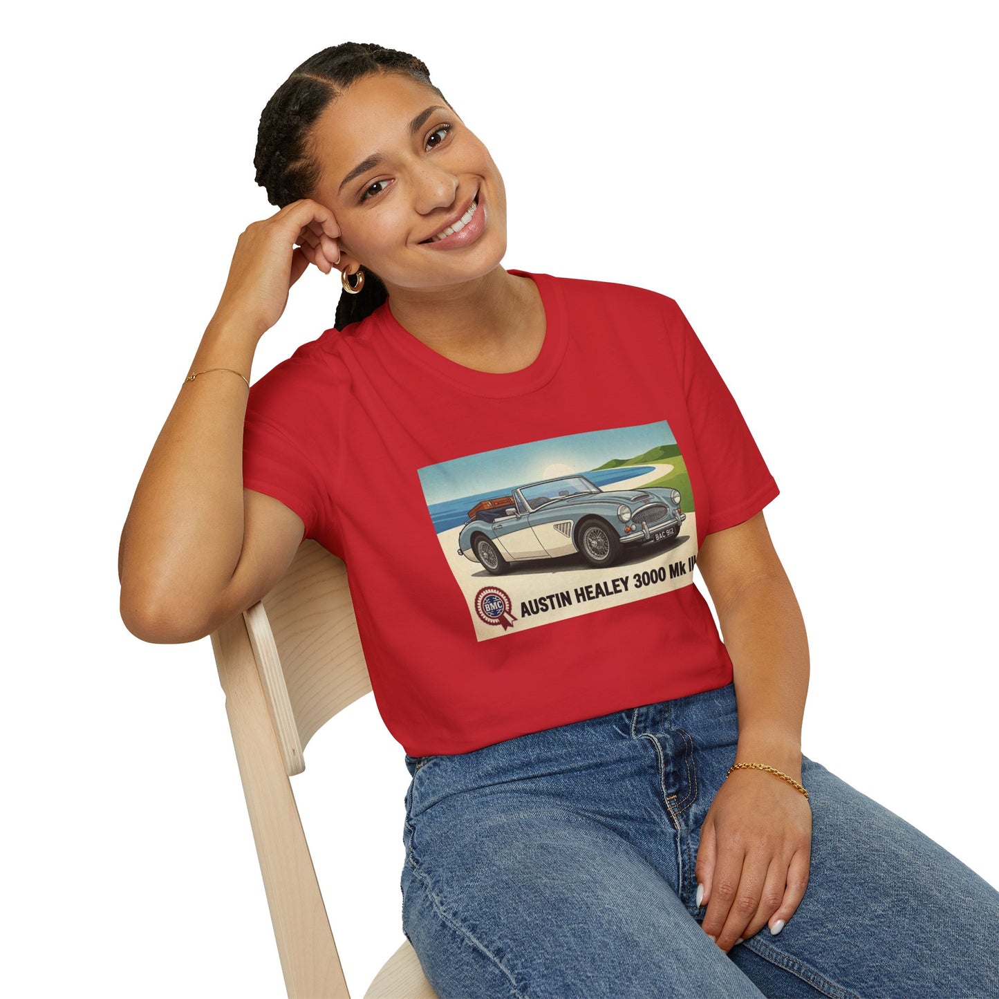 Austin Healey 3000 MkIII Classic Car T-Shirt — Vintage  Sports Car Tee