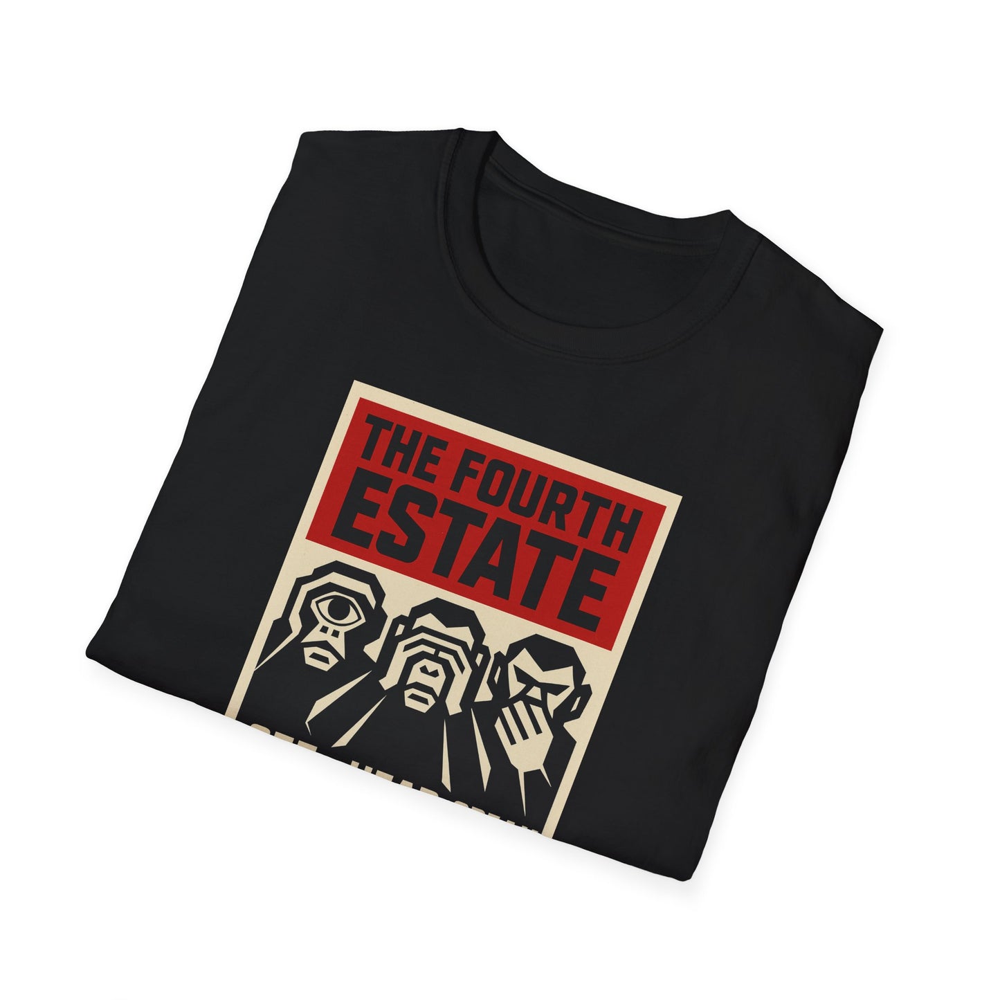 The Fourth Estate Graphic T-Shirt - See No Evil, Hear No Evil, Speak No Evil
