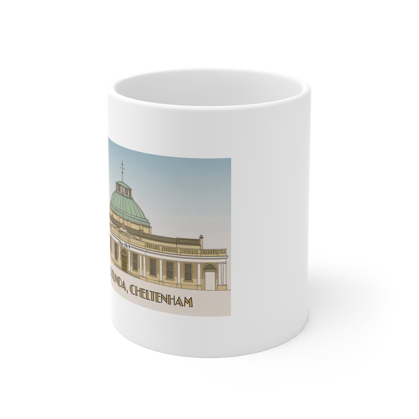 Cheltenham Rotunda Mug — 11oz Historic Landmark Coffee Cup