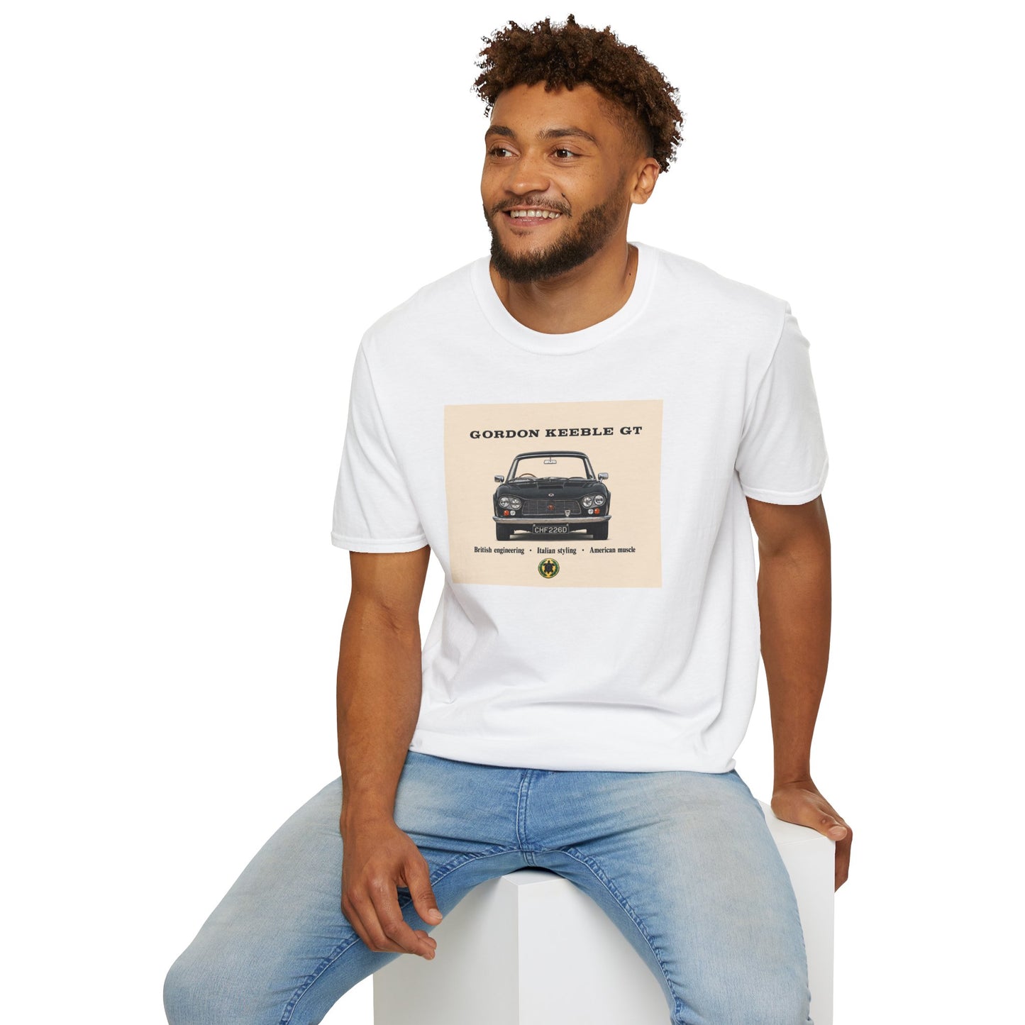 Gordon Keeble GT Classic Sports Car Unisex Softstyle T-Shirt