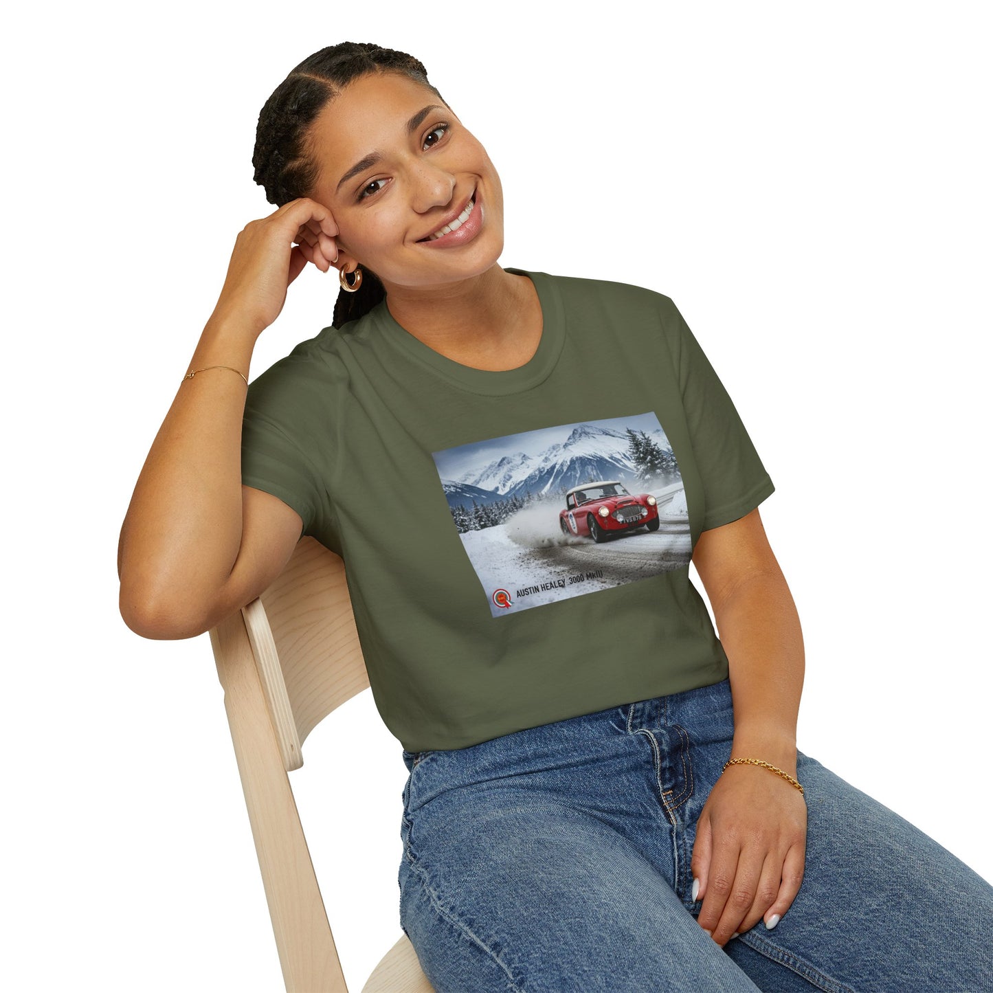 The Mighty Austin Healey 3000 Rally car  Unisex T-Shirt
