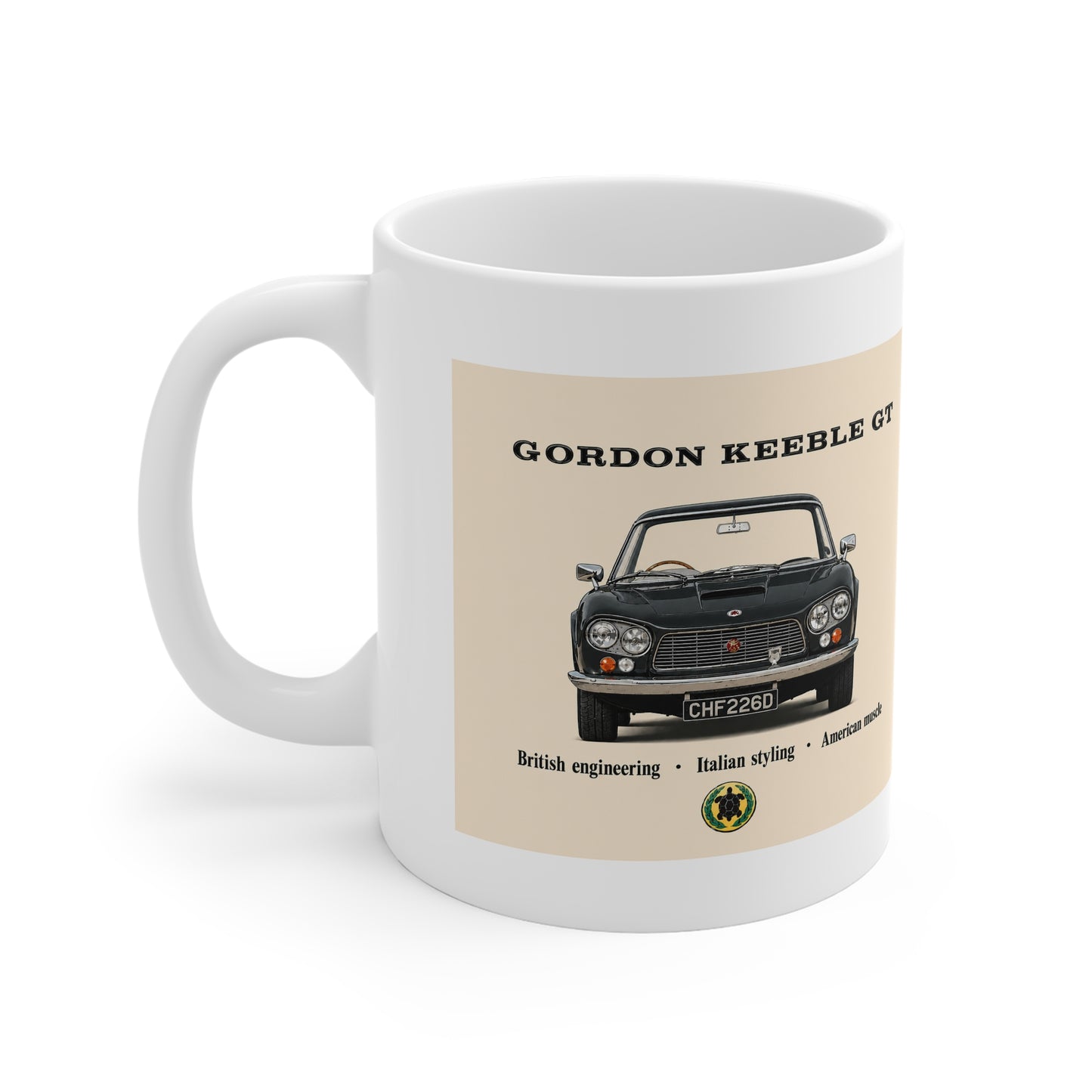 Gordon Keeble GT Mug – Classic British Grand Tourer Coffee Cup