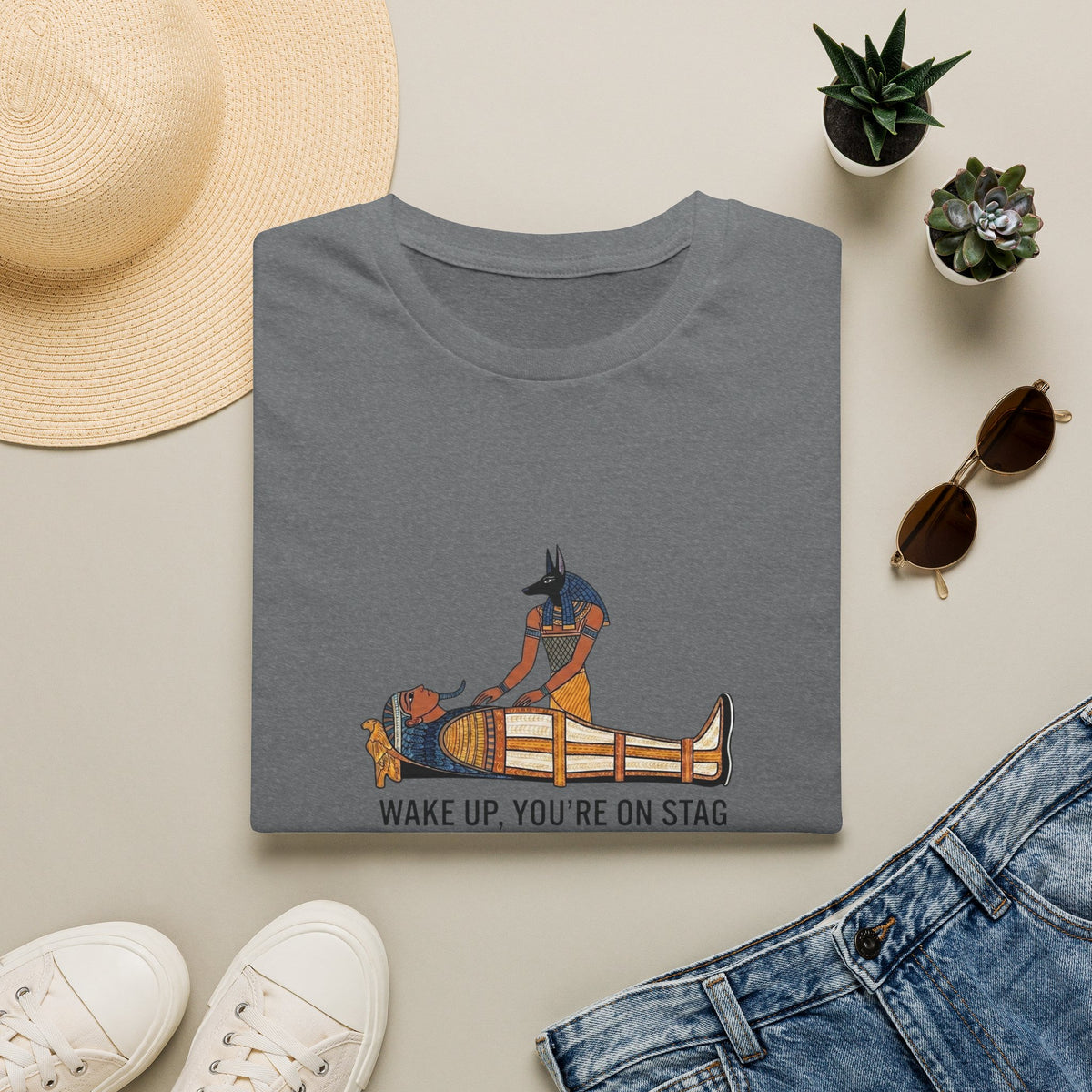 Wake up , you're on stag !  humorous Army t shirt