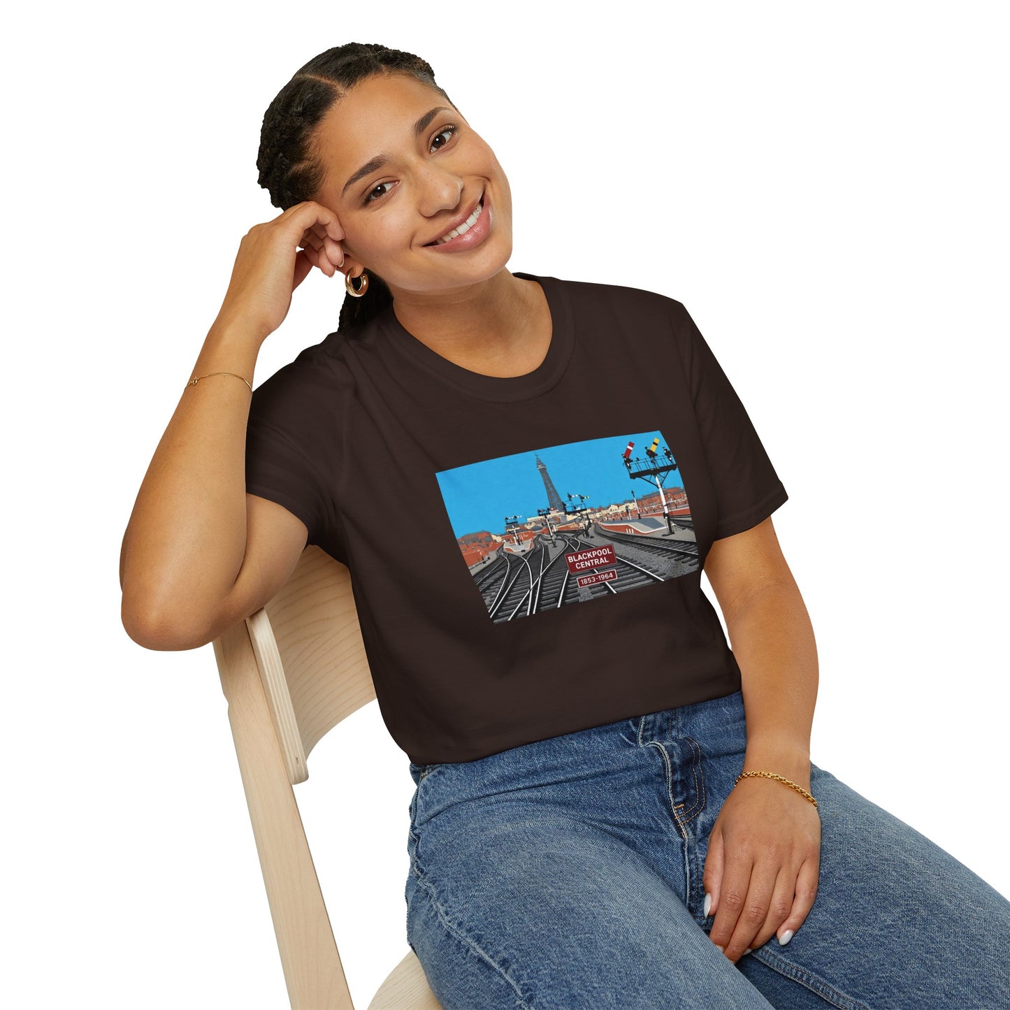 Blackpool Central Railway nostalgia T shirt
