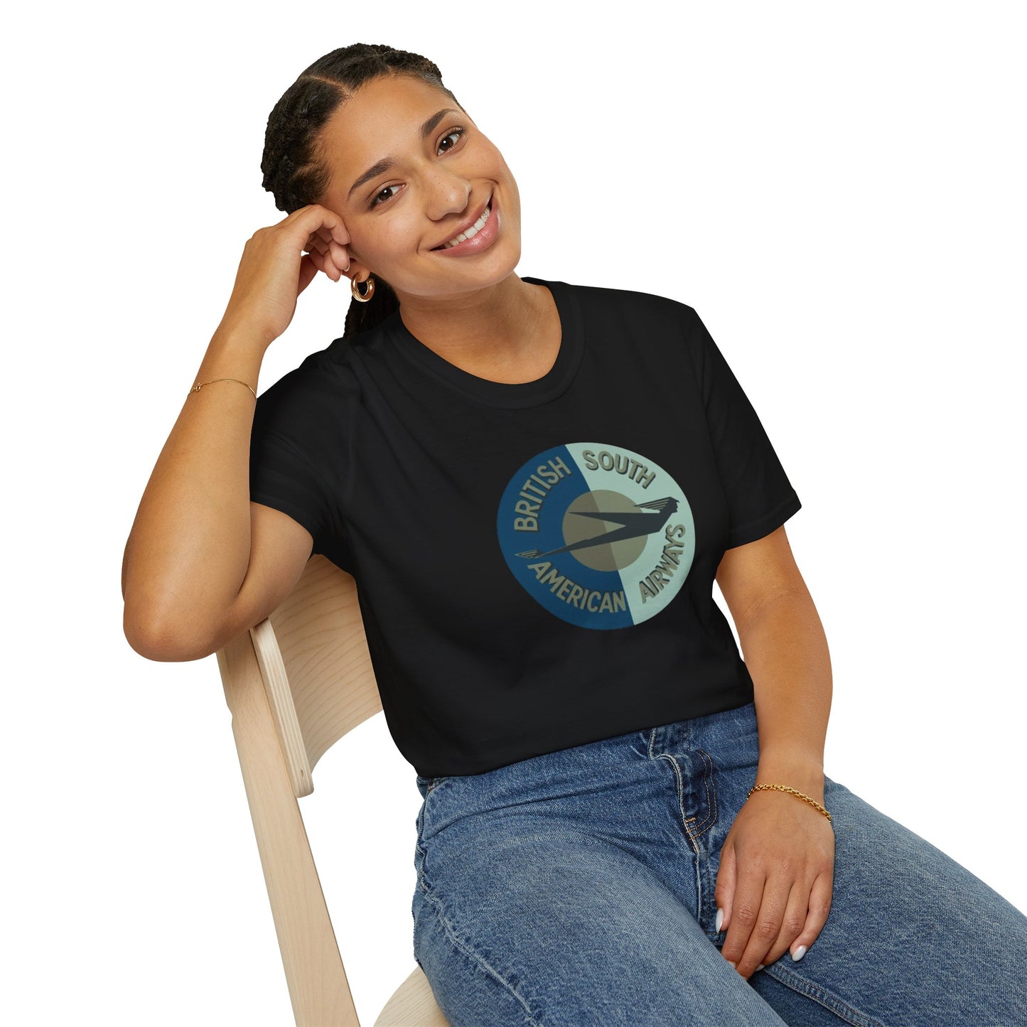 British South American Airways Vintage Logo T-Shirt