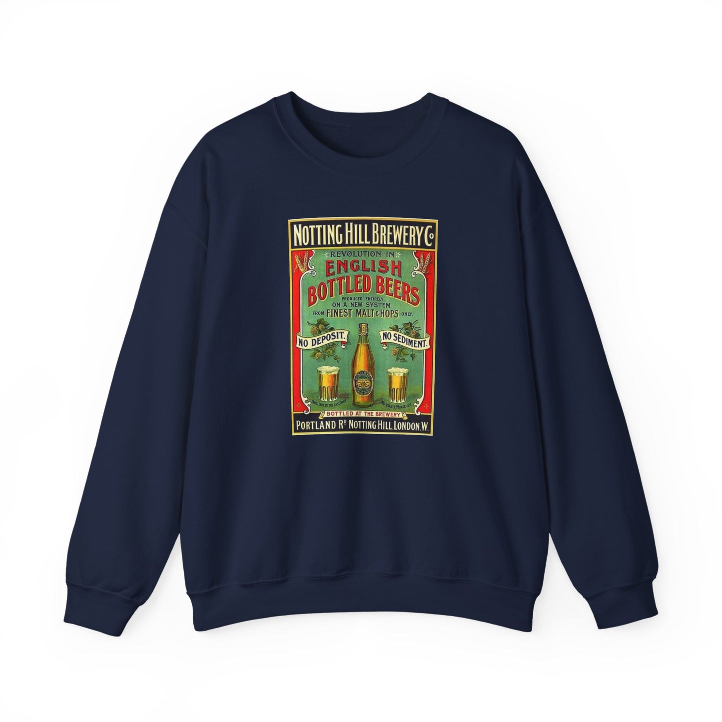 Retro Notting Hill Brewery  Crewneck Sweatshirt !