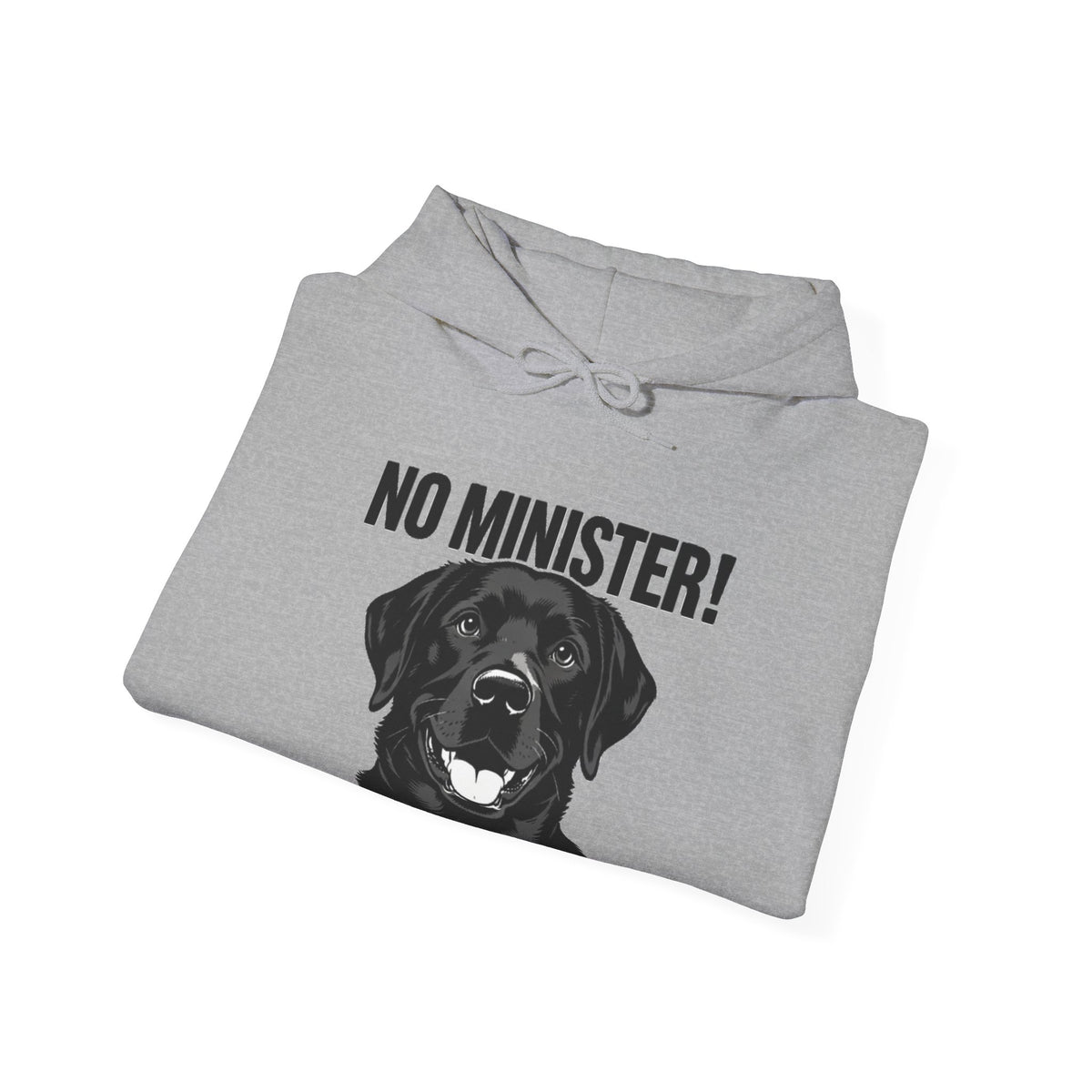 No Minister! Black Labs Matter T-Shirt – Pint, Pub & Labrador Unisex Heavy Blend™ Hooded Sweatshirt