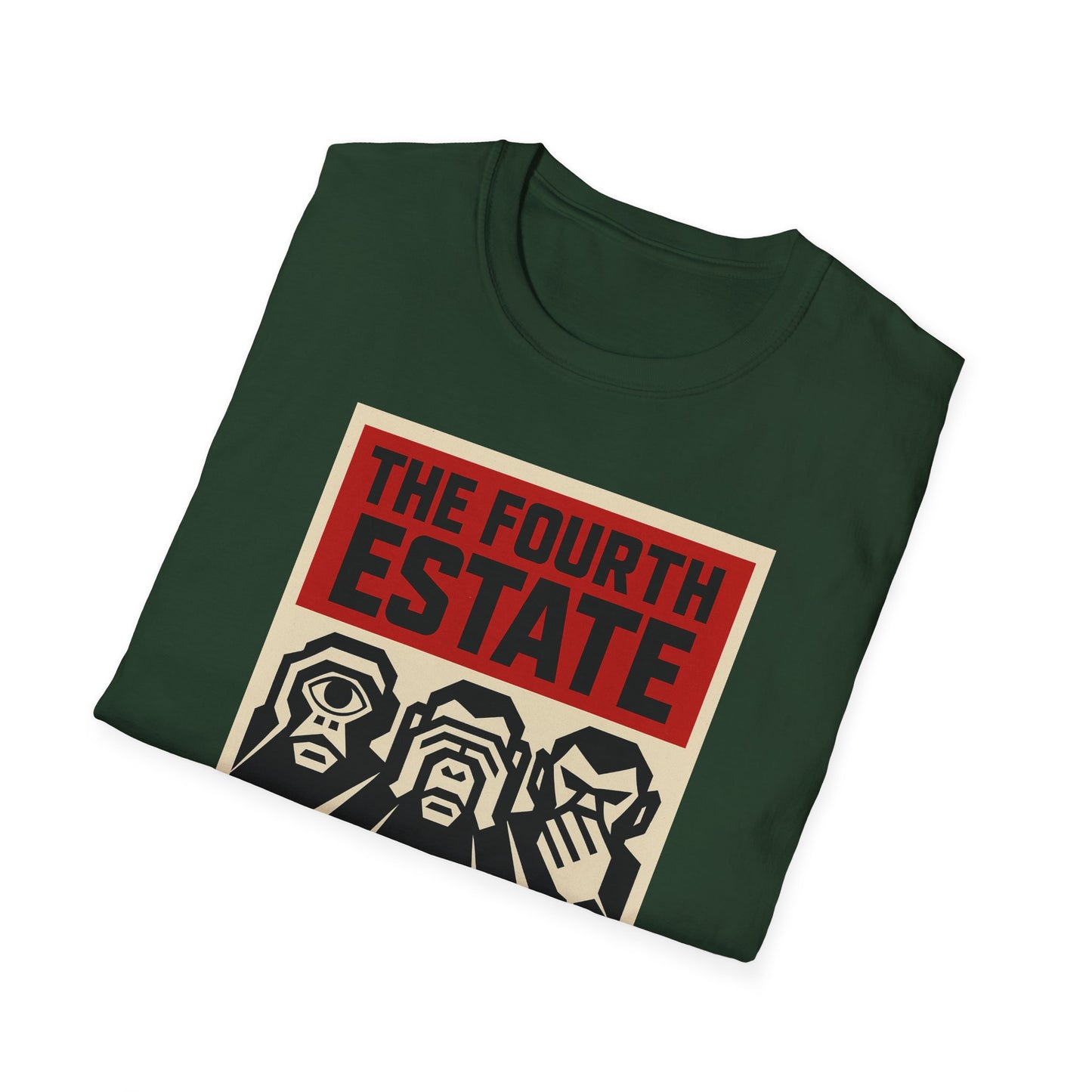 The Fourth Estate Graphic T-Shirt - See No Evil, Hear No Evil, Speak No Evil