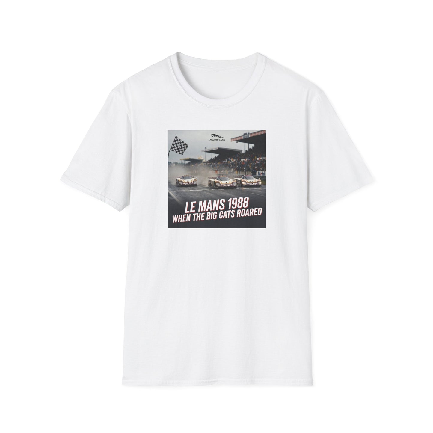 Le Mans 1988 Racing T-Shirt — "When The Big Cats Roared" Vintage Jaguar Motorsport Tee
