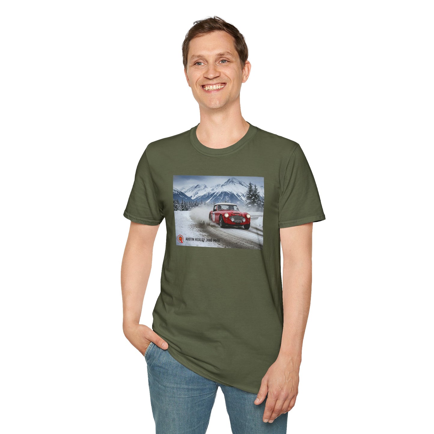 The Mighty Austin Healey 3000 Rally car  Unisex T-Shirt