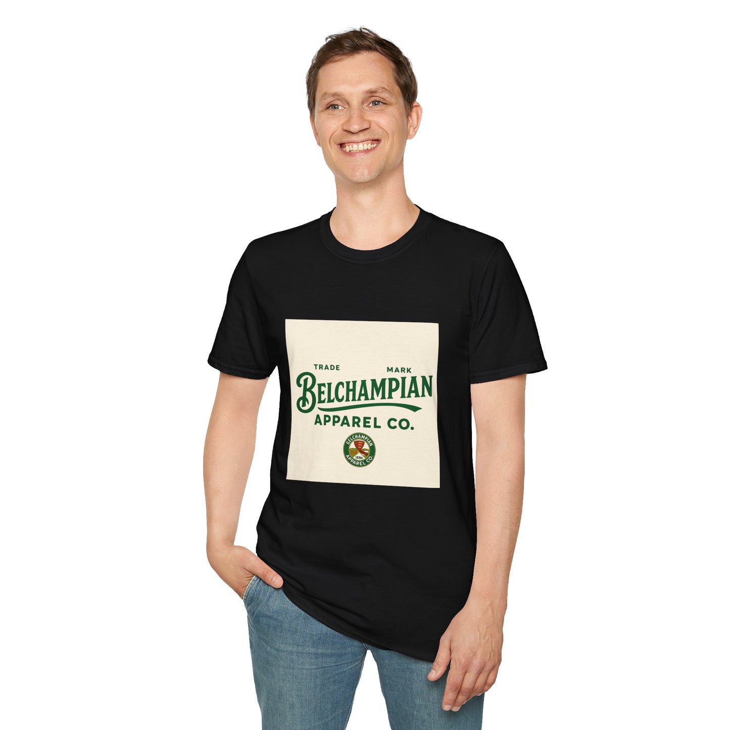 Our own brand , Vintage-Inspired Belchampian Unisex T-Shirt, Casual Tee, Gift for Him/Her, Retro Fashion, Comfortable Everyday Wear