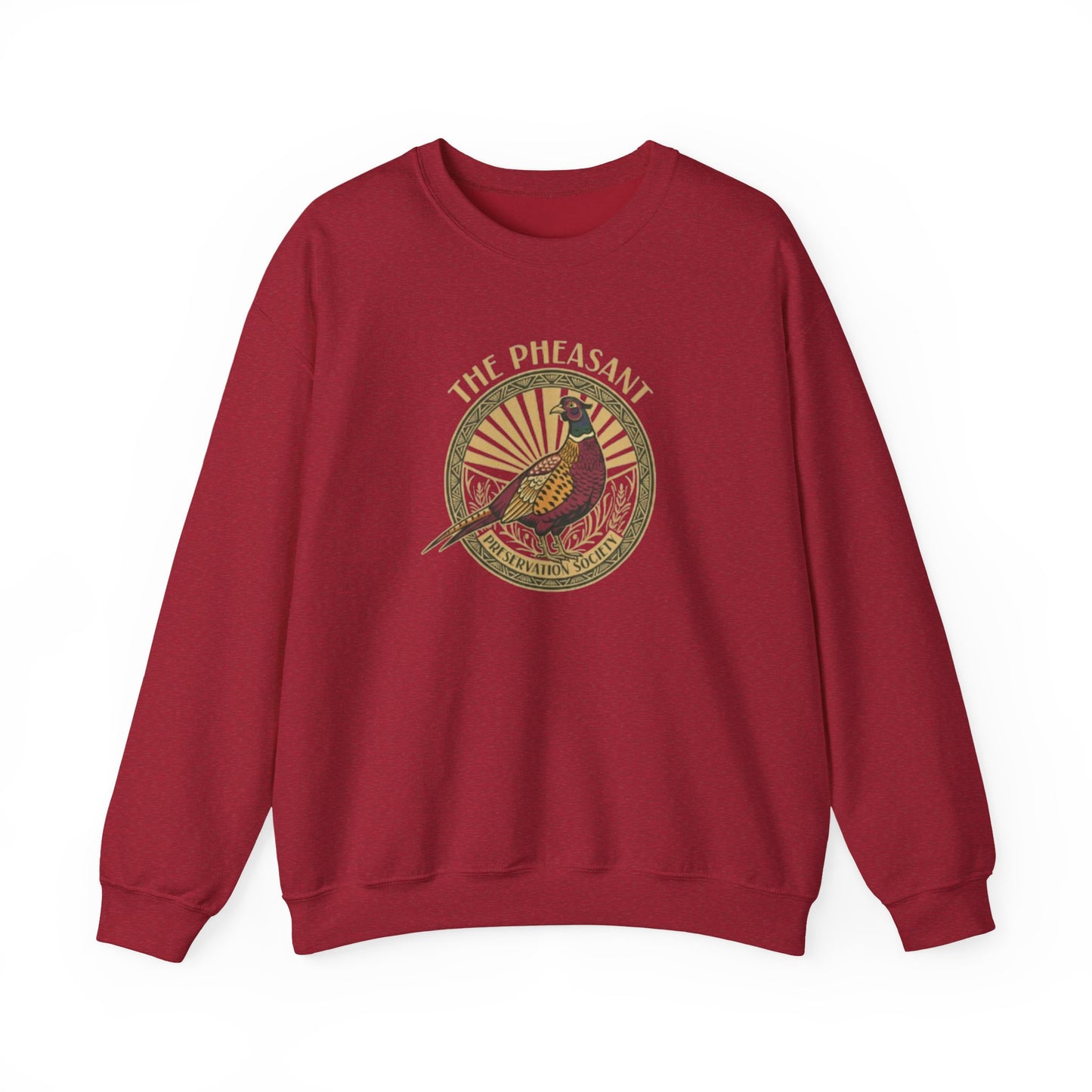 Vintage Pheasant Crewneck Sweatshirt for Fieldsport enthusiasts