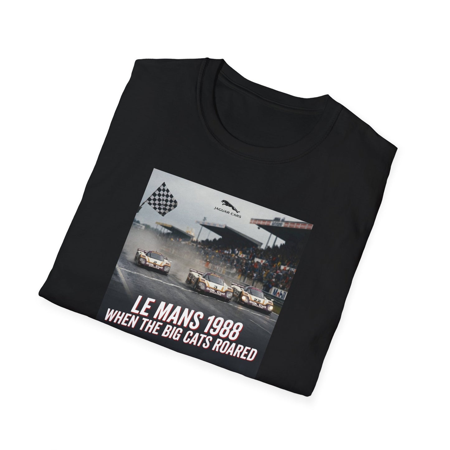 Le Mans 1988 Racing T-Shirt — "When The Big Cats Roared" Vintage Jaguar Motorsport Tee