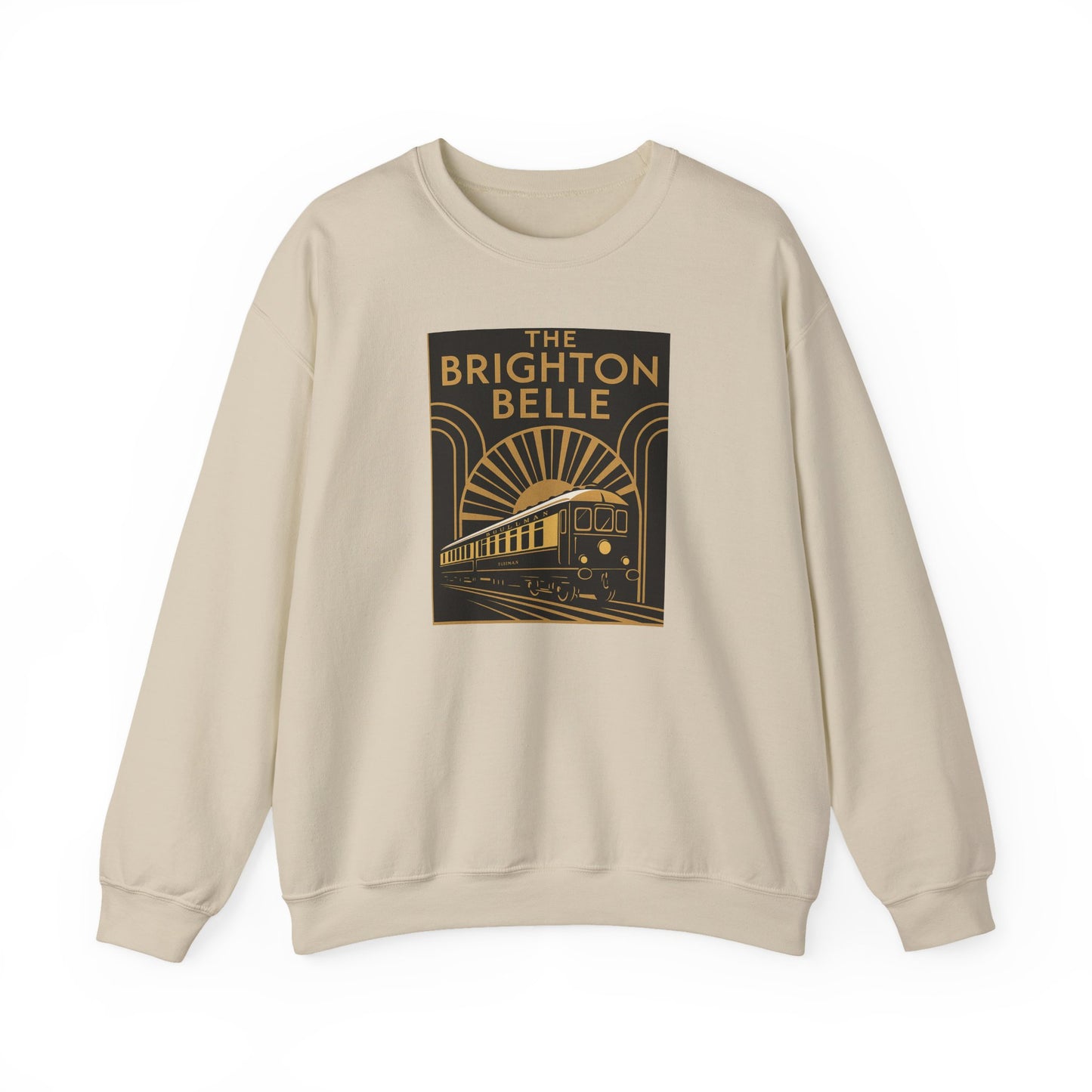 Brighton Belle Art Deco Sweatshirt — Vintage Pullman Train Crewneck