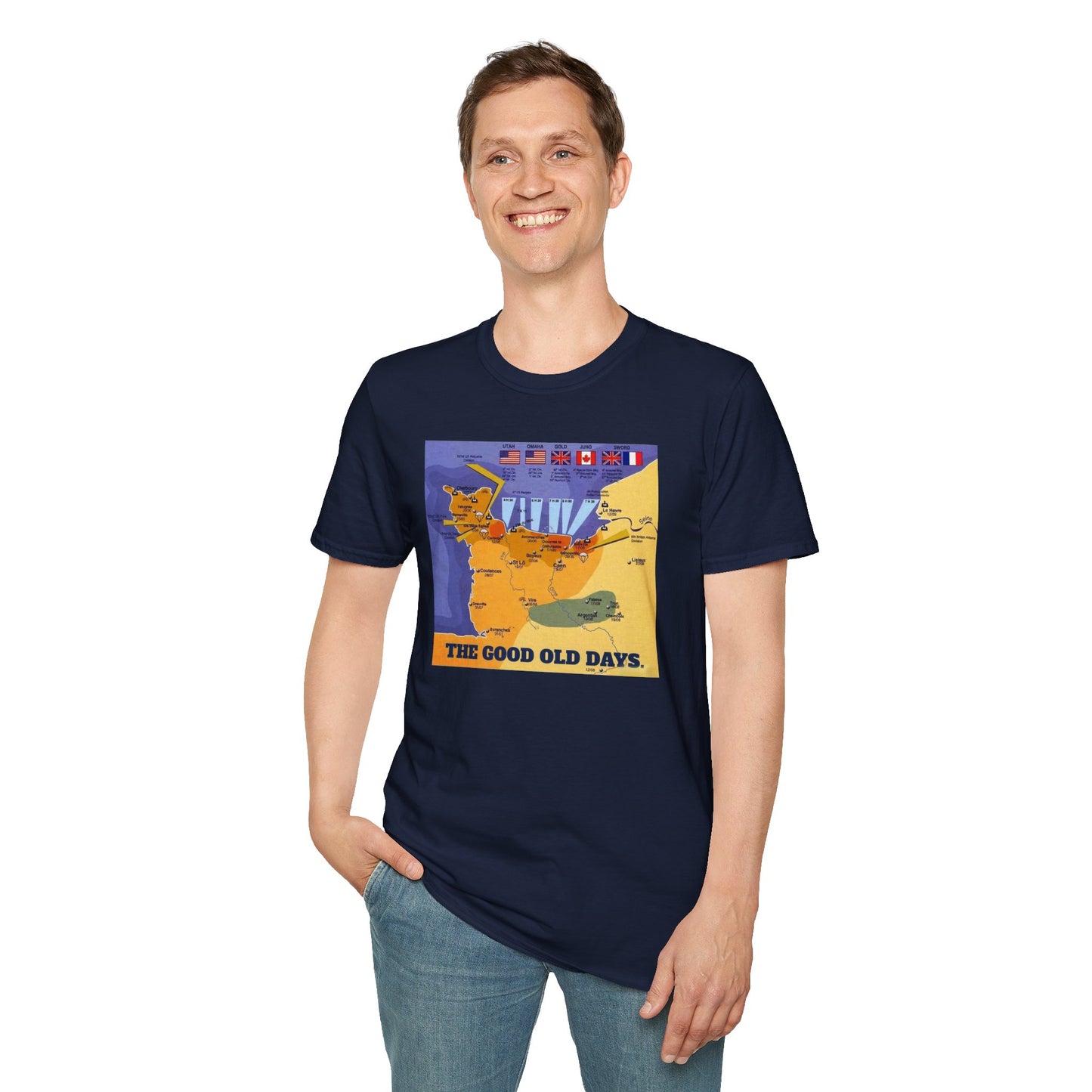 D Day , Normandy , 6th June 1944 . You've all seen the films , now buy the t shirt !
