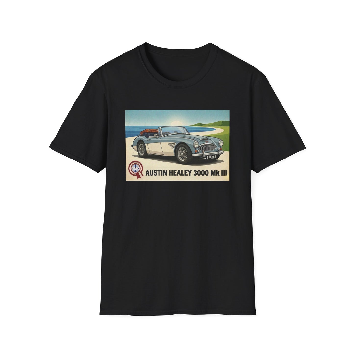Austin Healey 3000 MkIII Classic Car T-Shirt — Vintage  Sports Car Tee