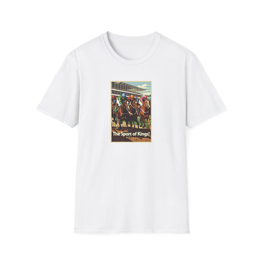 Horse Racing T-Shirt – "The Sport of Kings" Vintage Jockey Graphic