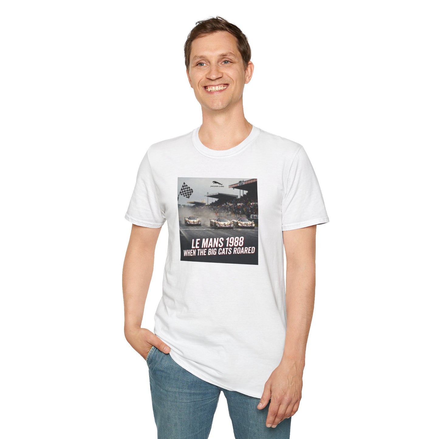Le Mans 1988 Racing T-Shirt — "When The Big Cats Roared" Vintage Jaguar Motorsport Tee